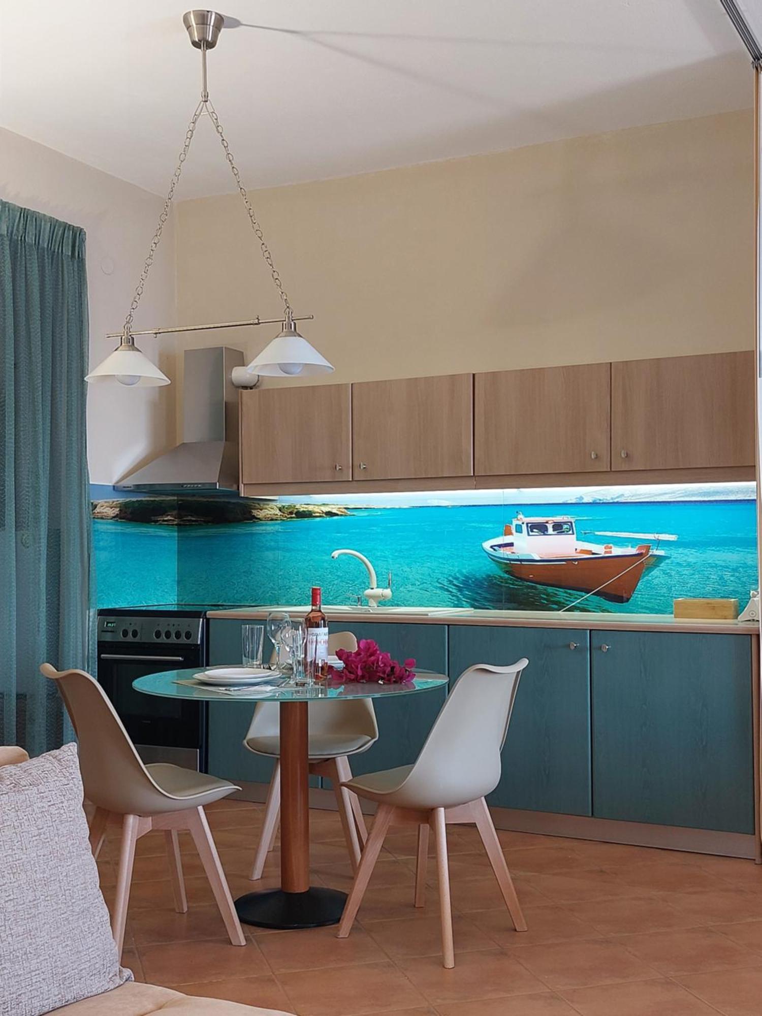 Horizon Studios With Sea View - Free Parking Glossa Exterior foto